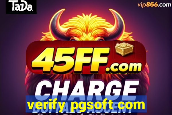 verify pgsoft com